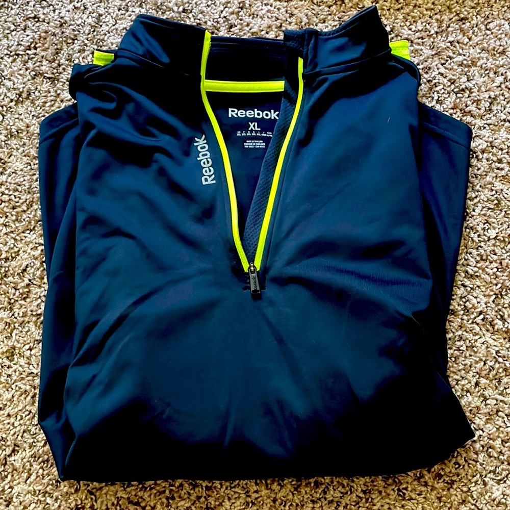 [NWOT] Reebok Quarterzip Navy - Size XL